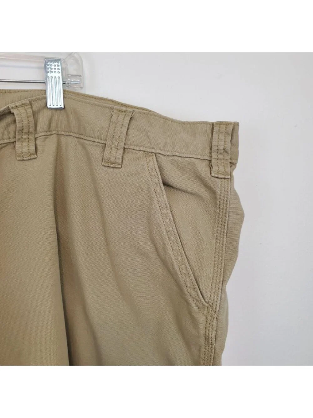 Carhartt khaki relaxed fit cargo work shorts